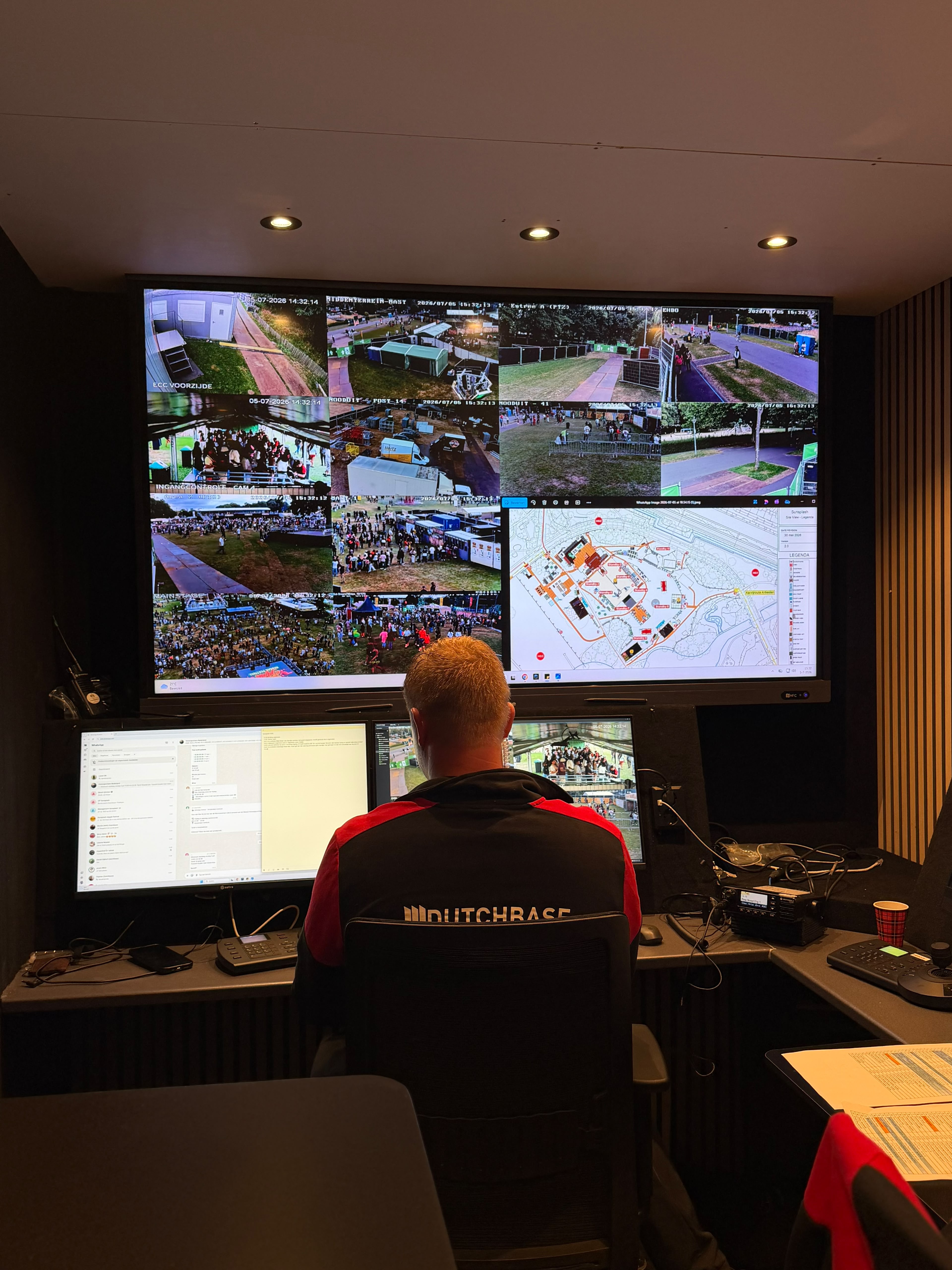 Regie en coördinatie vanuit ons Event Control Center